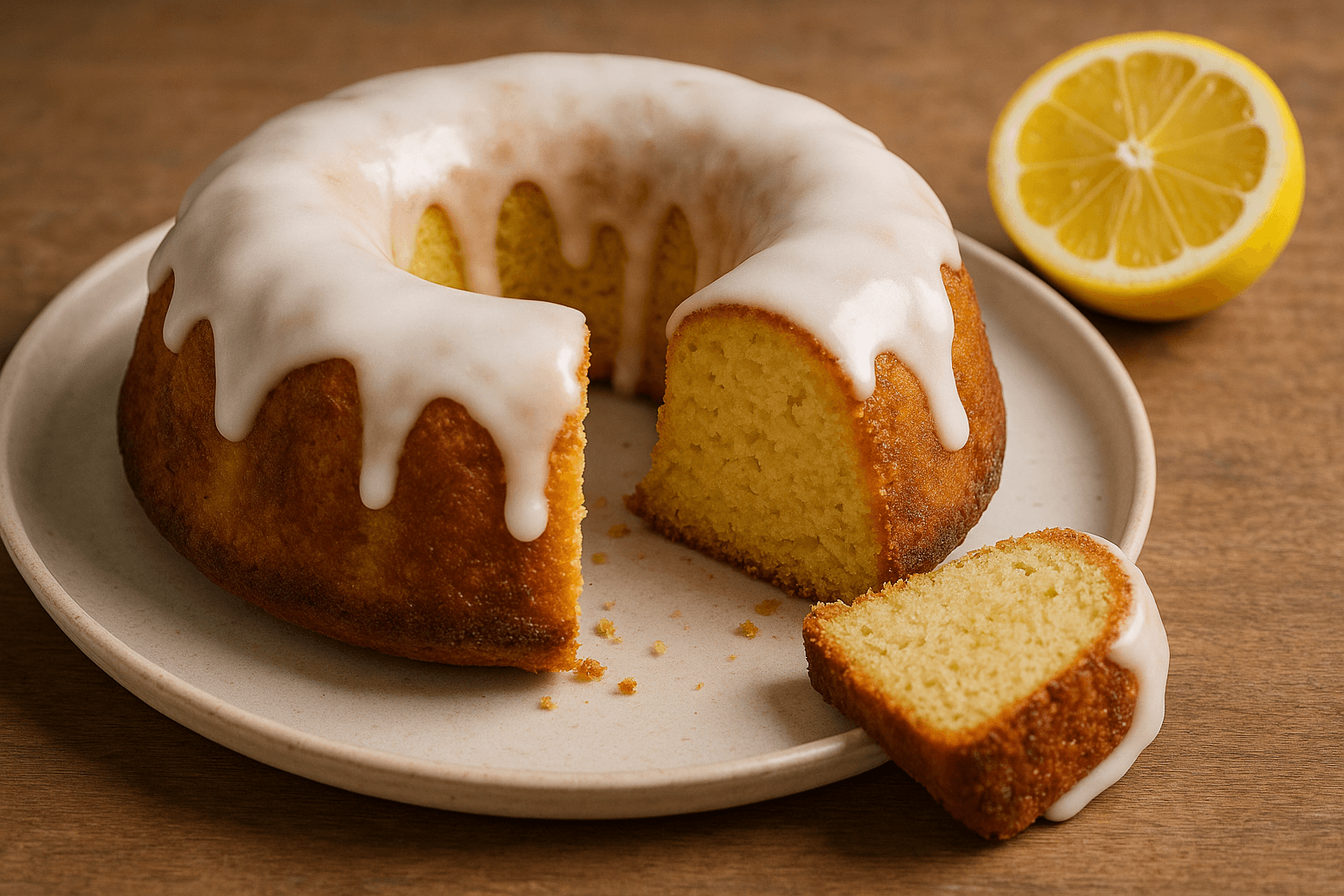 Ciambella Vegana al Limone