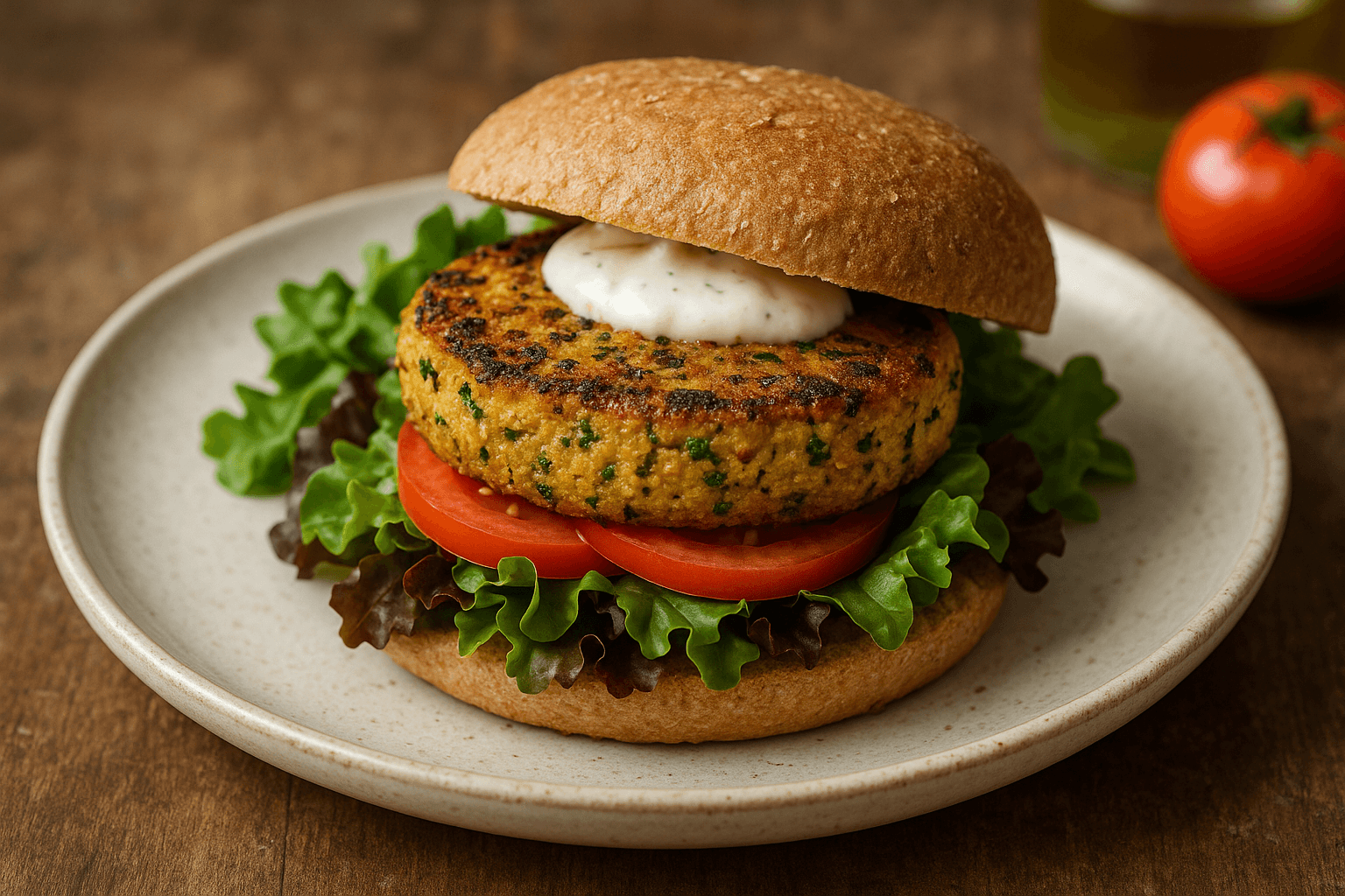 Burger di Tofu alle Erbe
