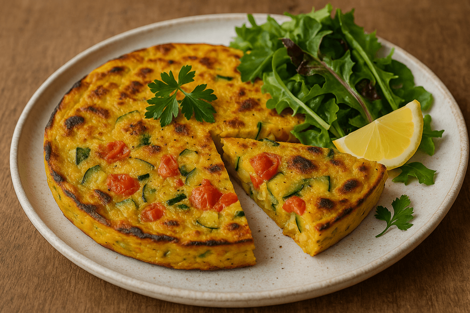 Frittata di Ceci Senza Uova