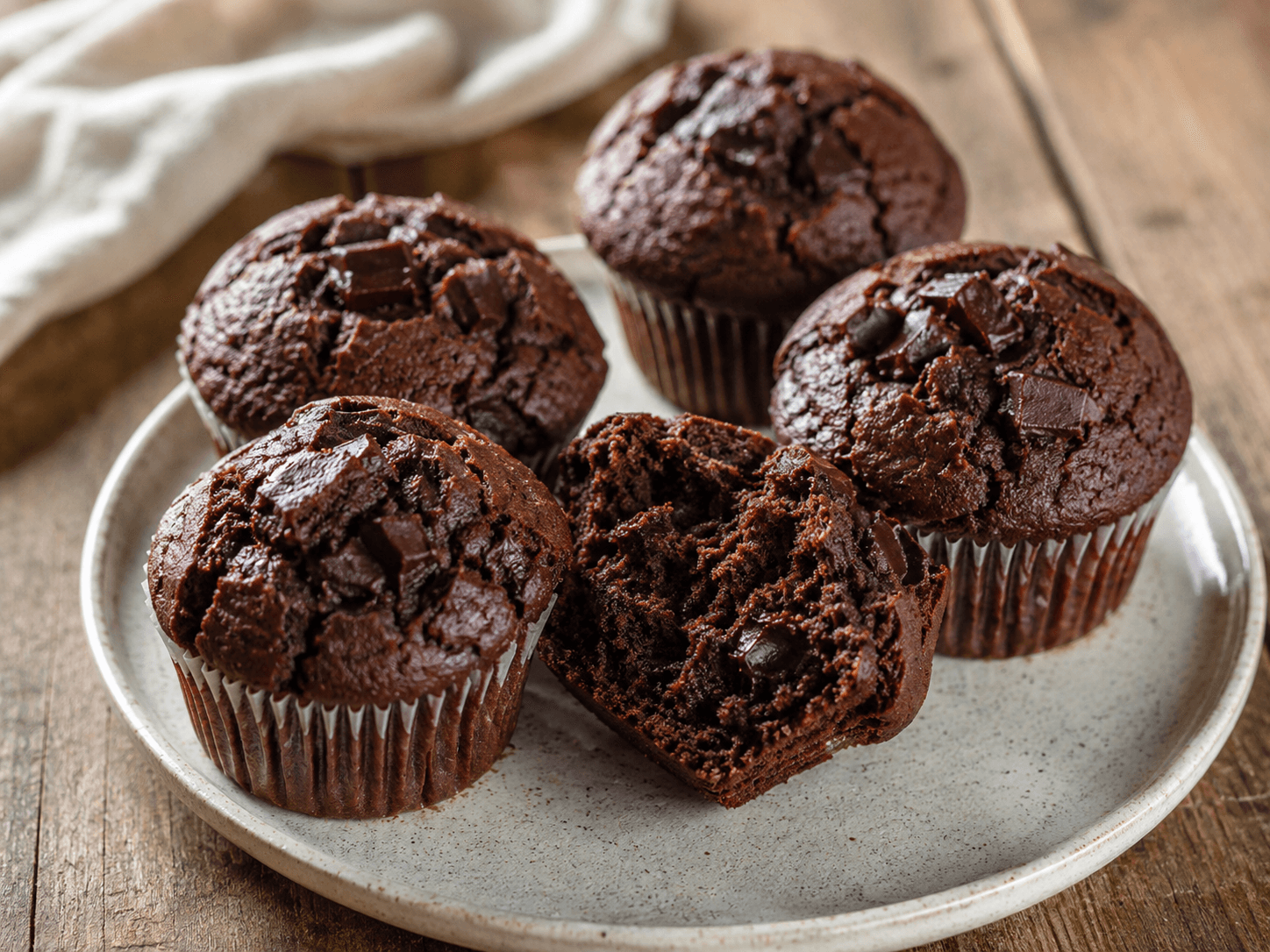 Muffin vegani al cioccolato