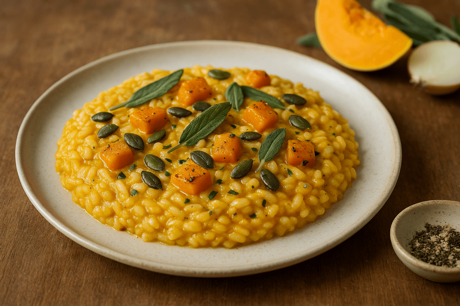 Risotto alla Zucca e Salvia