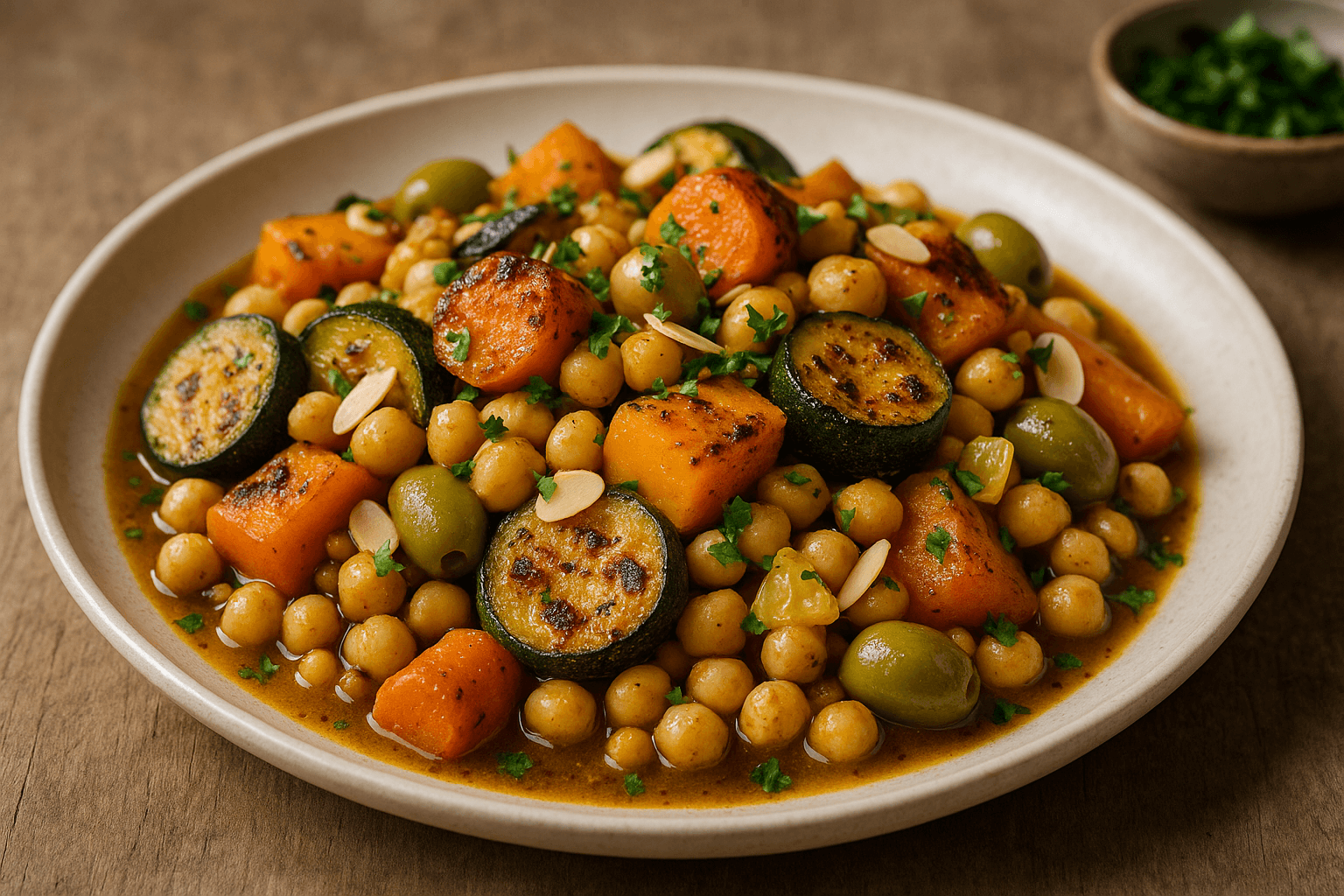 Tagine di Ceci e Verdure