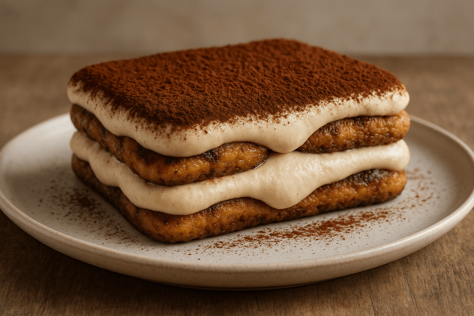 Tiramisù Vegano con Crema di Anacardi