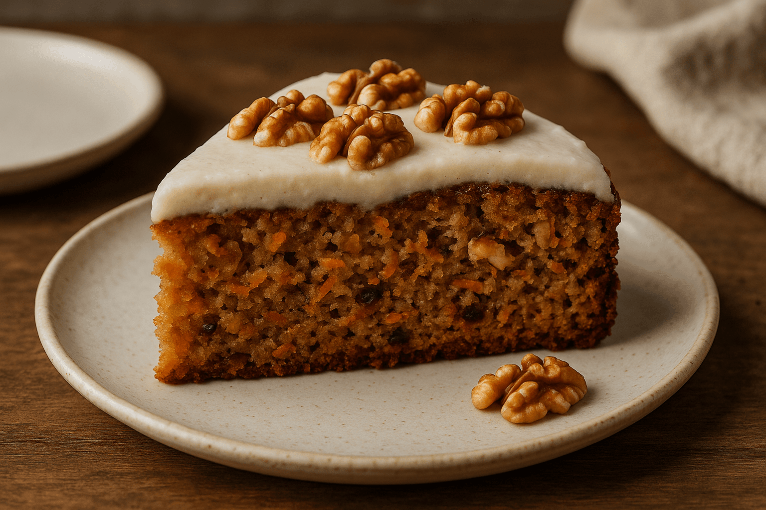 Torta di Carote e Noci Vegana